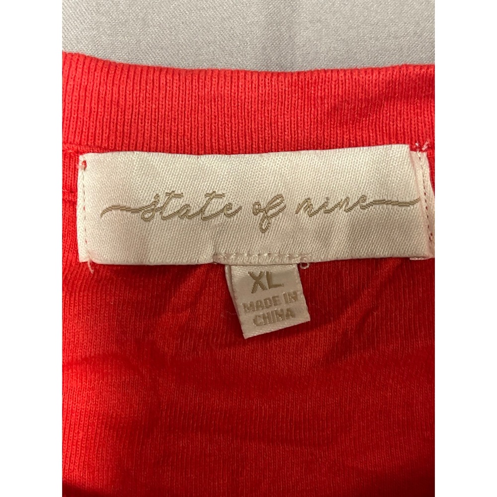 State of Nine North Pole University Christmas Sweatshirt Red Reindeer XL - Picture 4 of 8